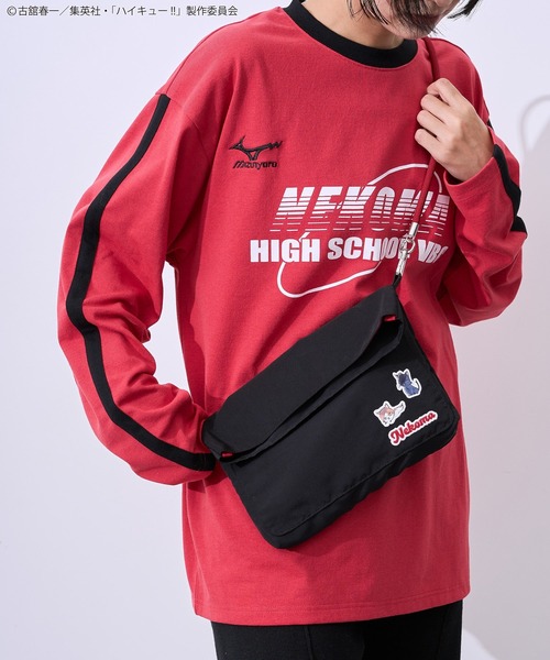 Green　Parks（グリーンパークス）の「ハイキュー!! サコッシュ（ポーチ・レディース・レッド/オレンジ・FREE）」の5枚目の写真