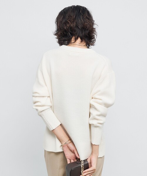 NOLLEY’S（ノーリーズ）の「5Gノアリスクルーネックプルオーバーニット（ニット/セーター・レディース・オフホワイト/イエロー/グレー系その他/ブルー系その他7/ブラウン・38）」の20枚目の写真