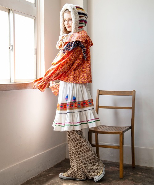 チャイハネ（チャイハネ）の「【チャイハネ】カラロマブーツカットパンツ（その他パンツ・レディース・ブラウン/グリーン/ピンク・FREE）」の8枚目の写真