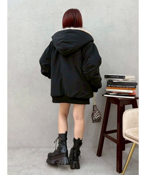 EVRISリバーシブルオーバーサイズフードブルゾン値下げ不可 リバーシブルオーバーサイズフードブルゾン（ブルゾン）｜EVRIS