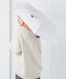 MOOMIN（ムーミン）の「MOOMIN ムーミン 雨晴兼用 軽量 折りたたみ傘 軽量 ボーダーリトルミイ柄 ミイ リトルミイ（折りたたみ傘）」