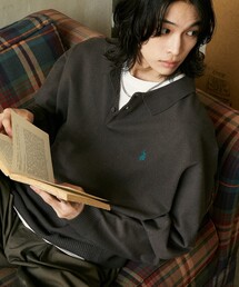 U.S. POLO ASSN.([GX|AbX)U.S. POLO ASSN./[GX|AbX ʒ SWEAT LIKE KNIT POLO/XEFbgCNjbg|Vc(WJ)(|Vc)