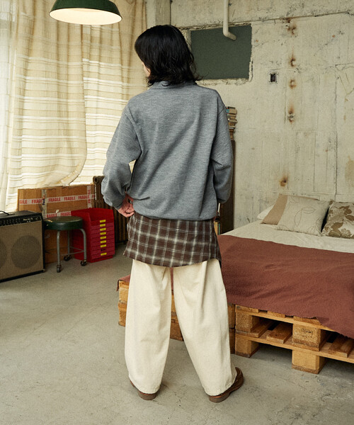 U.S. POLO ASSN.（ユーエスポロアッスン）の「U.S. POLO ASSN./ユーエスポロアッスン 別注 SWEAT LIKE KNIT POLO/スウェットライクニットポロシャツ(限定展開)（ニット/セーター・メンズ・ブルー系その他/ネイビー/ブラック/チャコールグレー/グレー/ブラック系その他・LARGE/MEDIUM/SMALL）」の20枚目の写真