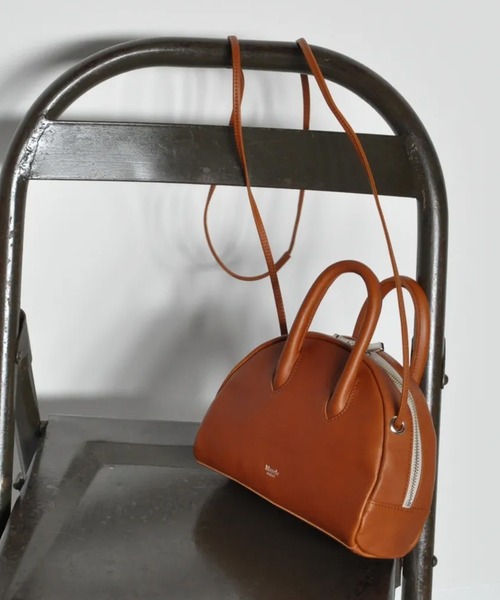 blancle(ブランクレ)の「blancle SMOOTH 2WAY MINI BOSTON(ハンドバッグ・レディース・タン/ピンク/ブラック・FREE)」の3枚目の写真