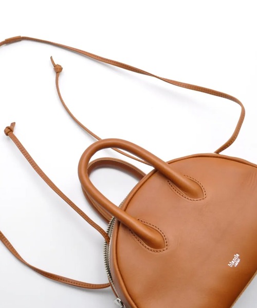 blancle(ブランクレ)の「blancle SMOOTH 2WAY MINI BOSTON(ハンドバッグ・レディース・タン/ピンク/ブラック・FREE)」の4枚目の写真
