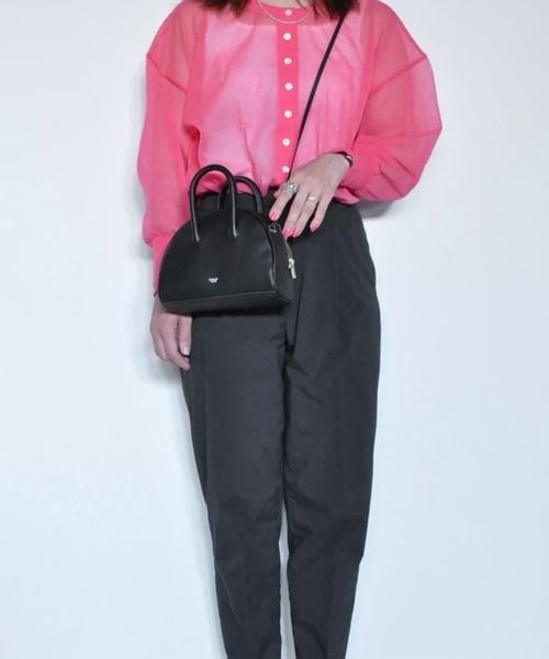 blancle(ブランクレ)の「blancle SMOOTH 2WAY MINI BOSTON(ハンドバッグ・レディース・タン/ピンク/ブラック・FREE)」の9枚目の写真