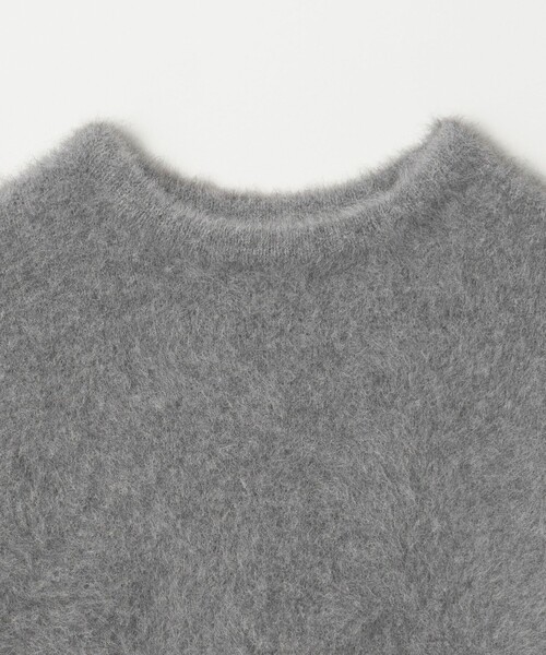 UNITED ARROWS（ユナイテッドアローズ）の「フォックスカシミヤ オーバーミドル プルオーバー（ニット/セーター・レディース・ライム/ブラック/グレー・FREE）」の18枚目の写真