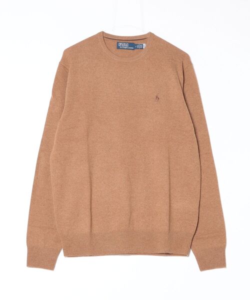 POLO RALPH LAUREN(ポロ ラルフ ローレン)の「ウール クルーネック セーター(ニット/セーター・メンズ・ブラウン・S/M/L/XL/XS/XXL)」の3枚目の写真