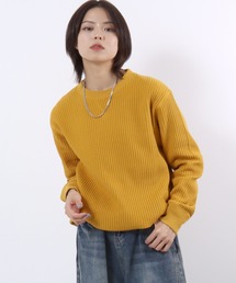 JEMORGAN | JEMORGAN（ジェーイーモーガン）ヘビーウェイト ビッグワッフルロンT/長袖 無地 ユニセックス(Tシャツ/カットソー)