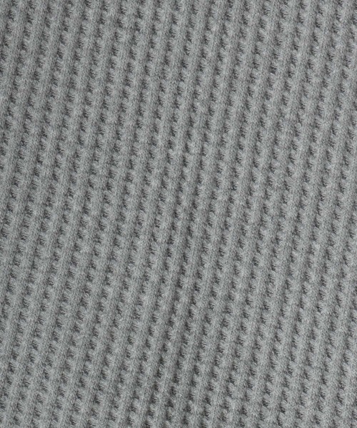 JEMORGAN（ジェーイーモーガン）の「JEMORGAN（ジェーイーモーガン）ヘビーウェイト ビッグワッフルロンT/長袖 無地 ユニセックス（Tシャツ/カットソー・メンズ・マスタード/ブラウン/ブラック/オフホワイト/アッシュグレー/グレー/チャコールグレー・M/L/XL/S）」の11枚目の写真