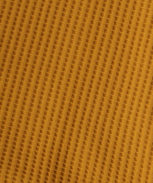 JEMORGAN（ジェーイーモーガン）の「JEMORGAN（ジェーイーモーガン）ヘビーウェイト ビッグワッフルロンT/長袖 無地 ユニセックス（Tシャツ/カットソー・メンズ・マスタード/ブラウン/ブラック/オフホワイト/アッシュグレー/グレー/チャコールグレー・M/L/XL/S）」の13枚目の写真