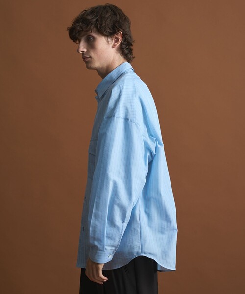 PUBLIC TOKYO（パブリックトウキョウ）の「ベーシックシアーシャツ（シャツ/ブラウス・メンズ・チェック/ストライプ・2/1）」の7枚目の写真