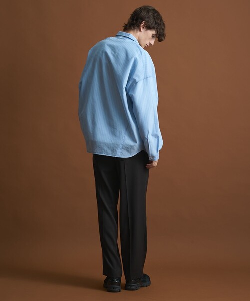 PUBLIC TOKYO（パブリックトウキョウ）の「ベーシックシアーシャツ（シャツ/ブラウス・メンズ・チェック/ストライプ・2/1）」の11枚目の写真