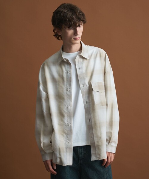 PUBLIC TOKYO（パブリックトウキョウ）の「ベーシックシアーシャツ（シャツ/ブラウス・メンズ・チェック/ストライプ・2/1）」の13枚目の写真