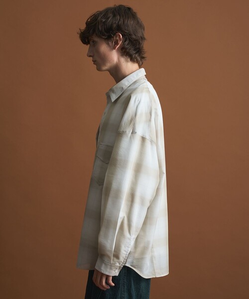 PUBLIC TOKYO（パブリックトウキョウ）の「ベーシックシアーシャツ（シャツ/ブラウス・メンズ・チェック/ストライプ・2/1）」の15枚目の写真