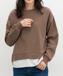 レイヤード風スウェット