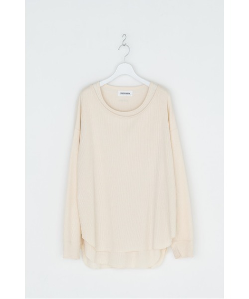 DISCOVERED(ディスカバード)の「SEPARATE WAFFLE CUTSEWN(Tシャツ/カットソー・メンズ・ホワイト/ブラック・SMALL/LARGE)」の2枚目の写真