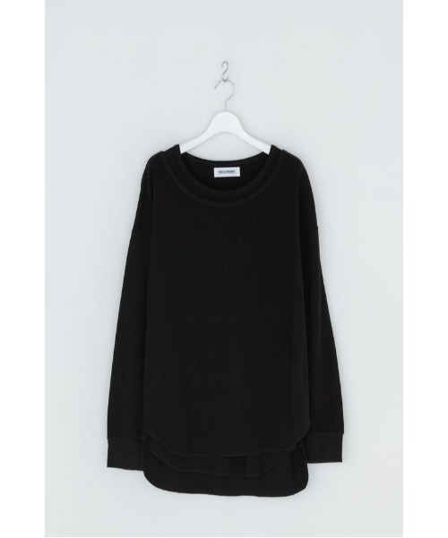 DISCOVERED(ディスカバード)の「SEPARATE WAFFLE CUTSEWN(Tシャツ/カットソー・メンズ・ホワイト/ブラック・SMALL/LARGE)」の1枚目の写真