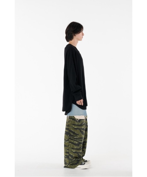 DISCOVERED(ディスカバード)の「SEPARATE WAFFLE CUTSEWN(Tシャツ/カットソー・メンズ・ホワイト/ブラック・SMALL/LARGE)」の13枚目の写真