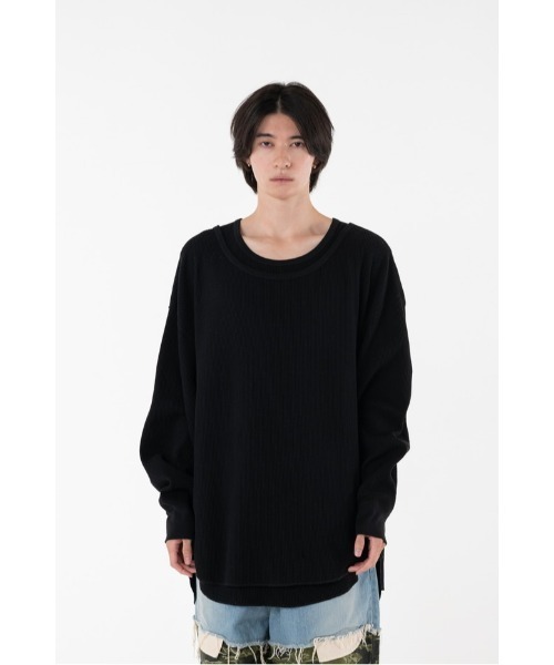 DISCOVERED(ディスカバード)の「SEPARATE WAFFLE CUTSEWN(Tシャツ/カットソー・メンズ・ホワイト/ブラック・SMALL/LARGE)」の18枚目の写真