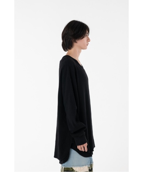 DISCOVERED(ディスカバード)の「SEPARATE WAFFLE CUTSEWN(Tシャツ/カットソー・メンズ・ホワイト/ブラック・SMALL/LARGE)」の15枚目の写真
