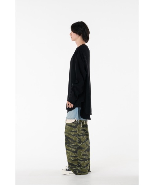 DISCOVERED(ディスカバード)の「SEPARATE WAFFLE CUTSEWN(Tシャツ/カットソー・メンズ・ホワイト/ブラック・SMALL/LARGE)」の12枚目の写真