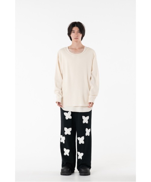 DISCOVERED(ディスカバード)の「SEPARATE WAFFLE CUTSEWN(Tシャツ/カットソー・メンズ・ホワイト/ブラック・SMALL/LARGE)」の6枚目の写真