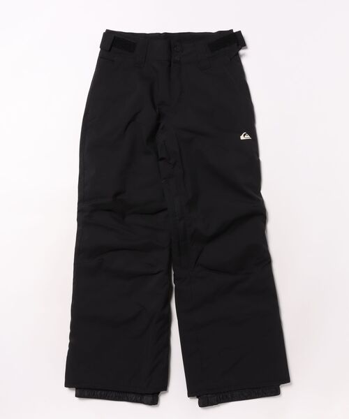 Quiksilver(クイックシルバー)の「ESTATE YOUTH PT /クイックシルバーキッズロゴワンポイントスキースノーボードパンツ(その他パンツ・キッズ・ブラック/ブルー/イエロー・130/140/150)」の1枚目の写真