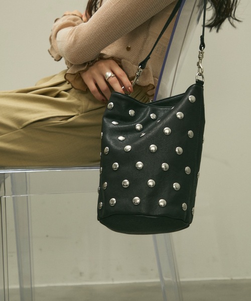 ゆきこ　　　美品　メタルビーズバック　2WAY DEVICE ショルダーバッグ 「犬飼京×DEVICE」killing metal parts