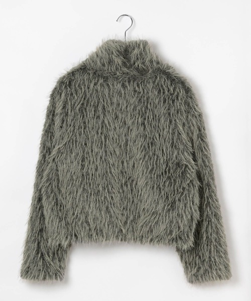 3.3 Field Trip （3.3フィールドトリップ）の「3.3 Field Trip／モコモコファージャケット（ブルゾン・レディース・グレー/ブラウン・FREE）」の11枚目の写真