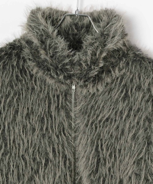 3.3 Field Trip （3.3フィールドトリップ）の「3.3 Field Trip／モコモコファージャケット（ブルゾン・レディース・グレー/ブラウン・FREE）」の12枚目の写真