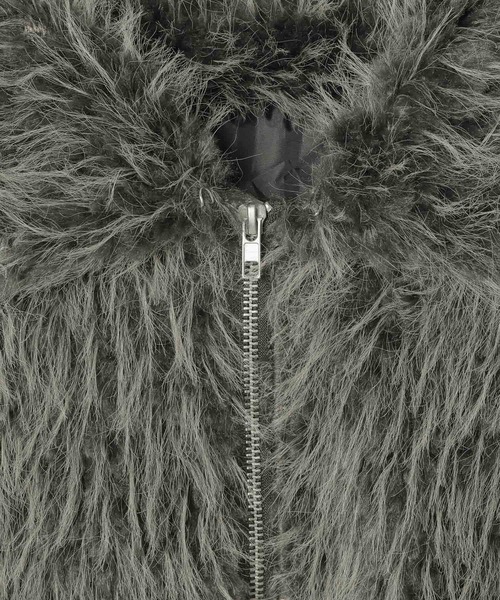 3.3 Field Trip （3.3フィールドトリップ）の「3.3 Field Trip／モコモコファージャケット（ブルゾン・レディース・グレー/ブラウン・FREE）」の17枚目の写真