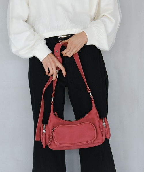 PAGEBOY(ページボーイ)の「ヴィンテージアウトポケットBAG(ショルダーバッグ・レディース・レッド/ブラウン系その他/ブラック・FREE)」の20枚目の写真