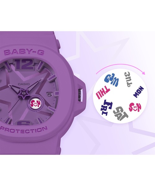 BABY-G(ベイビージー)の「Y3Kスタイル / BGA-10D-2A2JF(アナログ腕時計・レディース・スカイブルー・FREE)」の14枚目の写真