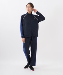 Ocean Pacific（オーシャンパシフィック）の「【OP:オーピー】レディースポリエステルジャージ上下セット　ジャージ　ブルゾン　セットアップ SETUP　トラックジャケット　トラックパンツ　ジム　フィットネス（ジャージ）」