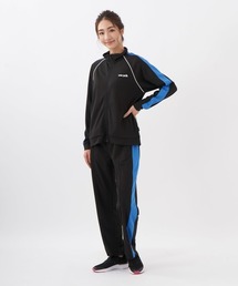 Ocean Pacific（オーシャンパシフィック）の「【OP:オーピー】レディースポリエステルジャージ上下セット　ジャージ　ブルゾン　セットアップ SETUP　トラックジャケット　トラックパンツ　ジム　フィットネス（ジャージ）」