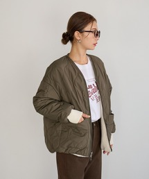 BAYFLOW | [異素材で楽しめる]ボアリバーシブルブルゾン(ブルゾン)