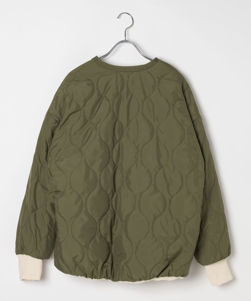   異素材 リバーシブル ボア ブルゾン ジャケット BAYFLOW（ベイフロー） ブルゾン アウター 「異素材で楽しめる」ボア