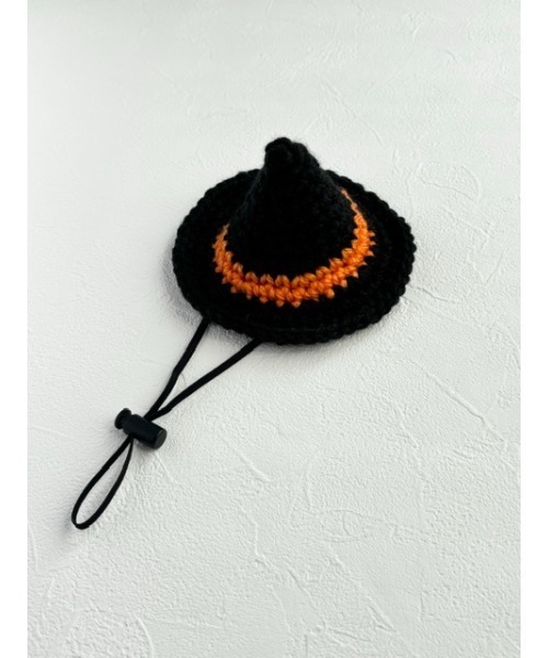MocoHouse】ハロウィンコスチューム 仮装 手編み/犬用帽子/犬用付け襟