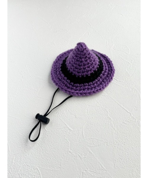 MocoHouse】ハロウィンコスチューム 仮装 手編み/犬用帽子/犬用付け襟