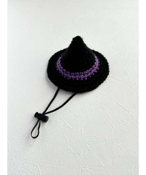 MocoHouse】ハロウィンコスチューム 仮装 手編み/犬用帽子/犬用付け襟