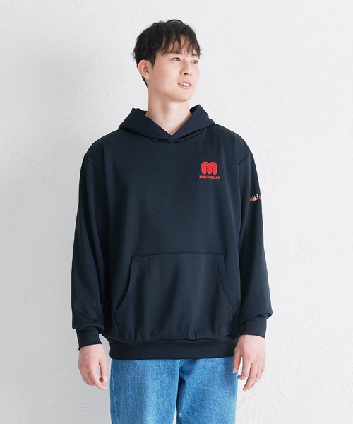 MIKI HOUSE(ミキハウス)の「【WEB限定】裏起毛ダンボールニットフーディー(大人用)(パーカー・レディース・ホワイト/ブラック/ブルー・L(175-185cm)/M(165-175cm)/S(155-165cm))」の2枚目の写真