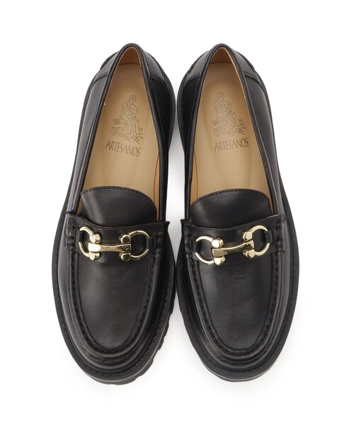 ARTESANOS（アルテサノス）の「ARTESANOS（アルテサノス）【別注】金具付きローファー（その他シューズ・レディース・ブラック・60/90/80/70）」の6枚目の写真