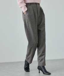 ROPE' | ウールレーヨンクラシック2タックパンツ(ヘリンボーン/グレンチェック)/セットアップ対応(その他パンツ)