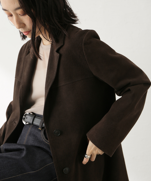 セール】スウェードジャケット（テーラードジャケット）｜journal