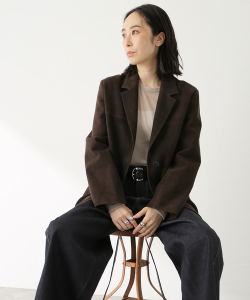 ジャーナルスタンダードレサージュ　テーラードジャケット セール】チェックダブルジャケット（テーラードジャケット）｜journal