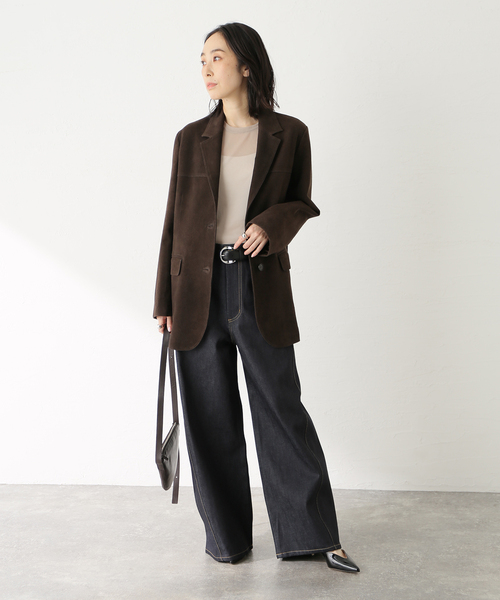 セール】スウェードジャケット（テーラードジャケット）｜journal