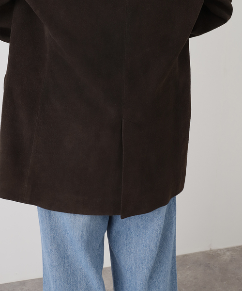 journal standard L'essage（ジャーナルスタンダードレサージュ）の「スウェードジャケット（テーラードジャケット・レディース・ブラウン・FREE）」の16枚目の写真