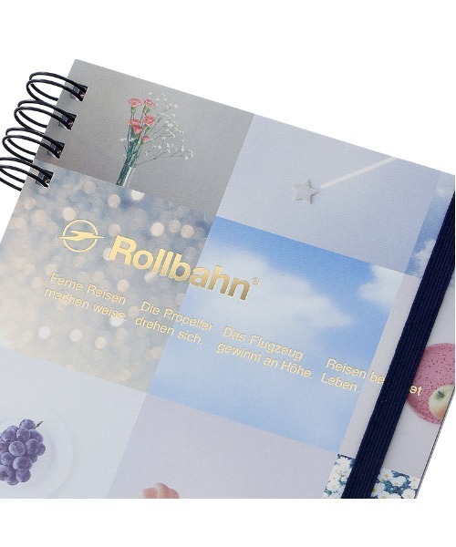 Rollbahn FLEXIBLE(ロルバーン フレキシブル)の「ロルバーン フレキシブル カバー 360° Naoya Okazaki L(手帳/メモ帳・レディース・ブルー・FREE)」の2枚目の写真