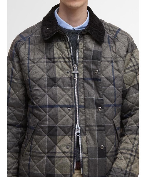 TRANSPORT / トランスポート】タータンチェック キルティング ブルゾン